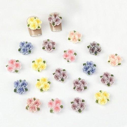 

Nail Art Lovely Gradient Rose 7 Colors 21p Set