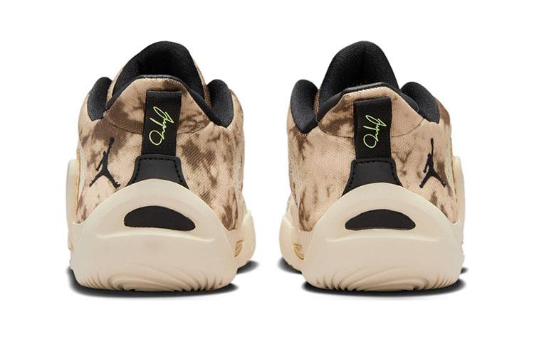 Jordan Tatum 1 Tatum 1 Slip Resistant Cushioning Abrasion Resistant Low Top Children's Basketball Shoes Sesame Brown DX5357-200