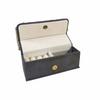 Velvet Necklace Storage Box Portable Solid Color Necklace Holder Compact Multi-functional Rings Bearer Box Jewelry Organizer