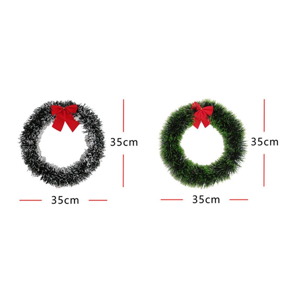Vibrant Christmas Garland for Walls and Doors 35cm Diameter Festive Decoration