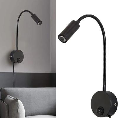 Reflektory LED do węży hotelowych Reflektory przyłóżkowe do węży hotelowych 220 V Reflektory do nauki w domu Reflektory elektryczne do podłączania