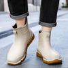 Fashion New Men's Rain Boots Rubber Gumboots Mid-calf Waterproof Working Boots Comfort Non-slip Fashion Men's Rain Boots Rubber Gumboots