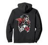 Messy Bunn Hair Soccer Girl Trinidad and Tobago Fun Jersey Hoodie