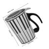 Ceramic Mug Piano Key Design Coffee Cup for Tea Coffee Milk Smooth Rim Safe Drinking Desktop Water Cup Home Gift Idea