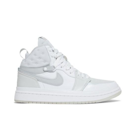 Kadın Air Jordan 1 Acclimate Beyaz Gri Sis Retro Spor Ayakkabıları DC7723-100