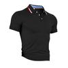 Men's Short Sleeve Polo Shirt Breathable Quick Dry Sports Casual Collared Polo Shirt for Summer Outdoor Activities
