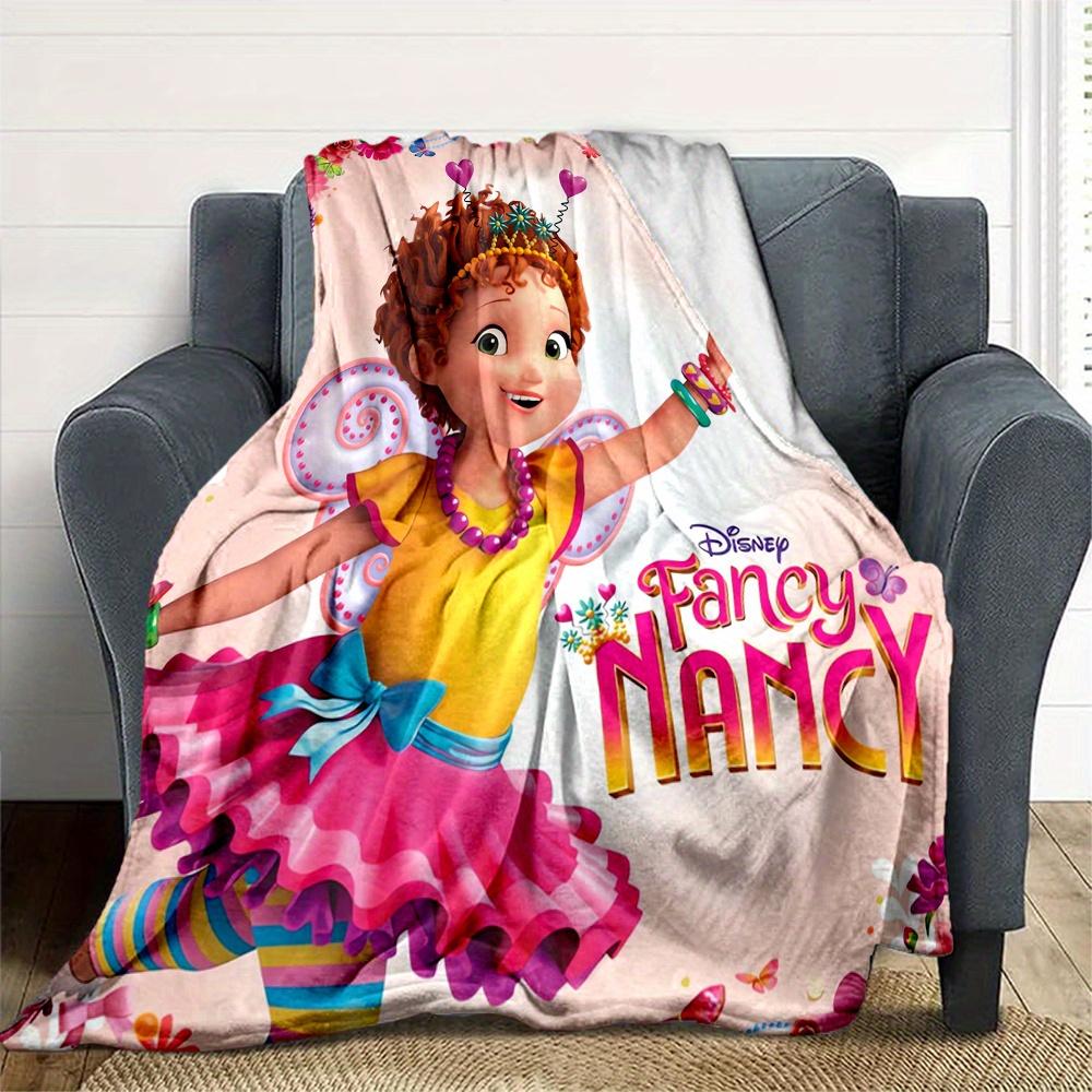 1pc, Disney Fancy Nancy Blanket, Living Room, Travel, Camping, Car Blankets