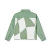 Lee X Randomevent Collaboration Back Spliced Knitted Patch Jacket Unisex Jacket Green LUT005300201690A03715
