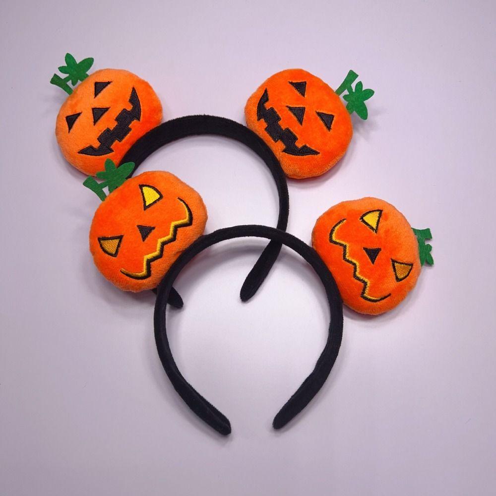 Lightweight Ghost Hair Clip Cartoon Pumpkin Cartoon Hairband Cute Pumpkin Headband For Halloween
