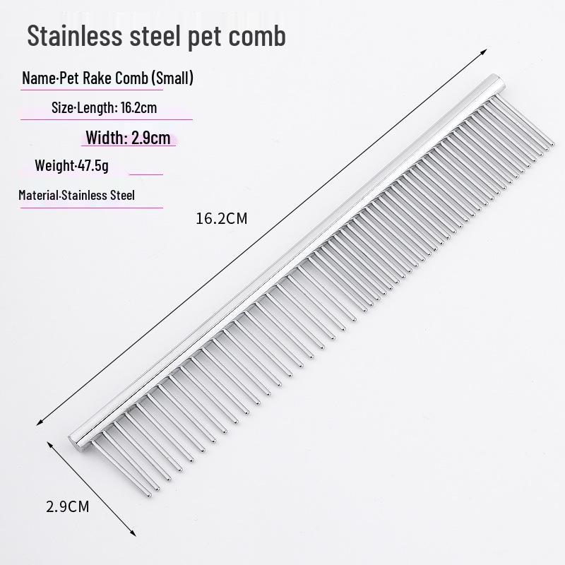 Pet Grooming Pin Comb: Remove Loose Hair for Cats, Kittens & Dogs