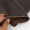 Coffee color 1.5mm thick leather head layer cowhide leather material genuine leather lychee pattern dark brown sofa headboard ta