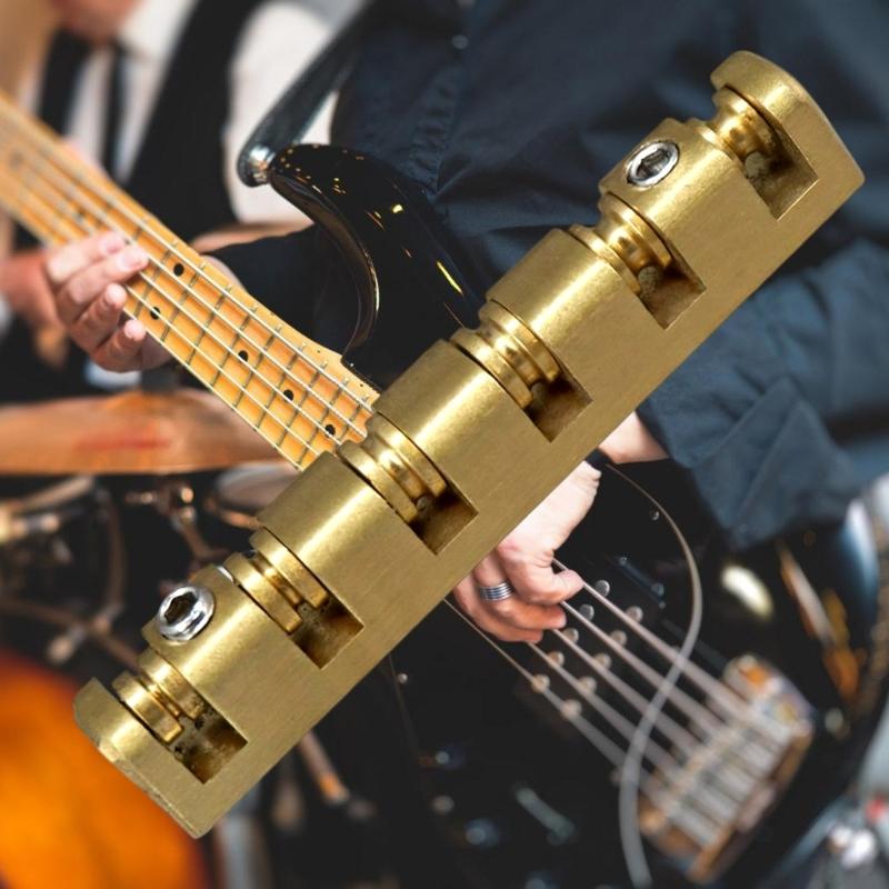 Dado in ottone per chitarra a 6 corde, altezza regolabile con piastra di base inclusa, parte di ricambio per risonanza e accordatura superiori