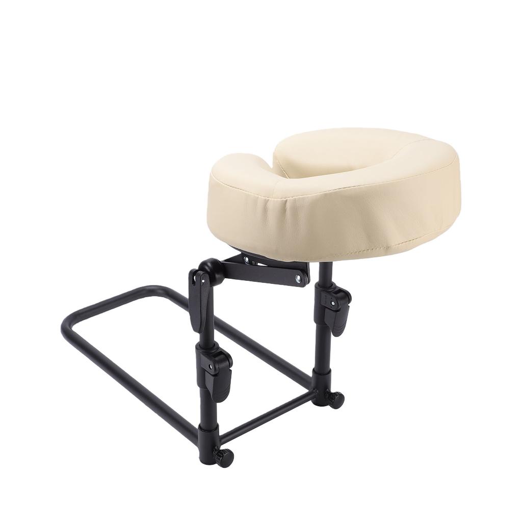 Massage Headrest for Bed Face Cradle Massage Stand Facial Bed Head Cradle with Armrest Shelf