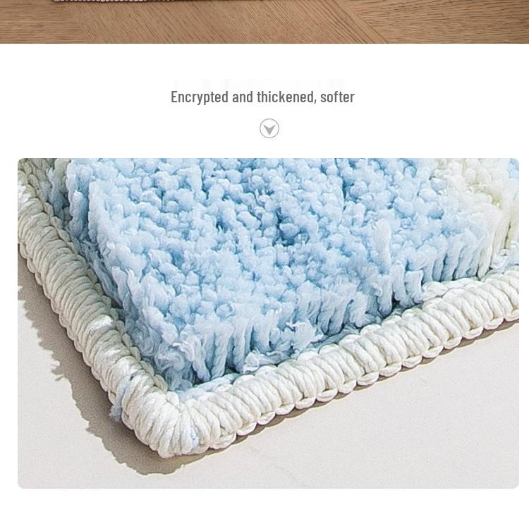 Korean-Style Non-Slip Water-Absorbing Floor Mat for Bathroom, Entrance, or Bedroom