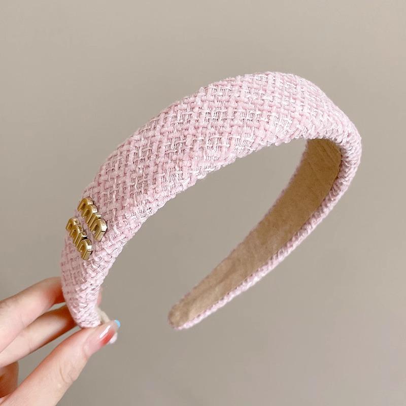 

Хакі Овальний Жіночий Обруч з Високою Коронкою - Широкий, Елегантний, Мережевий Червоний Осінньо-Зимовий Аксесуар для Волосся