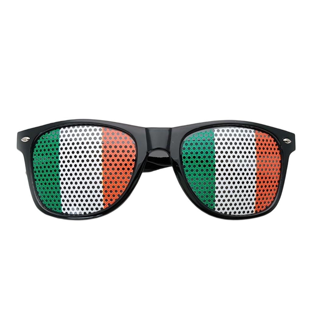 Multicolored Flag Sticker Sunglasses