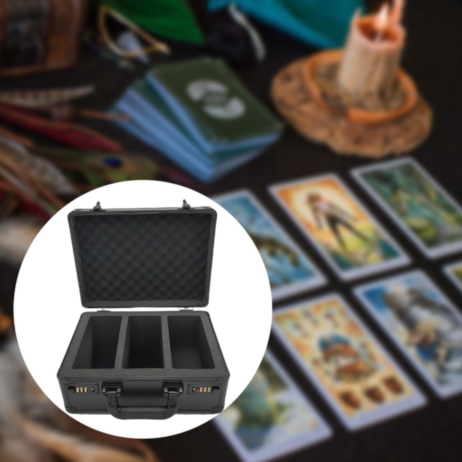 Ящик для хранения карт с кодовым замком для оценённых карт переносной чехол для переноски 3 slots 6298₽