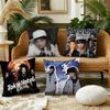 Band TTokio HHotel Tom Kaulitz Cushion Cover Plush Fabric Soft Double Sided Print Sofa Cushion Cover Throw Pillow Covers