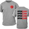 2026 OPENCLAW Red Lobster Logo Oversized TShirt Men Vintage Streetwear Hip Hop Graphic Tee Casual Cotton Short Sleeve Tops