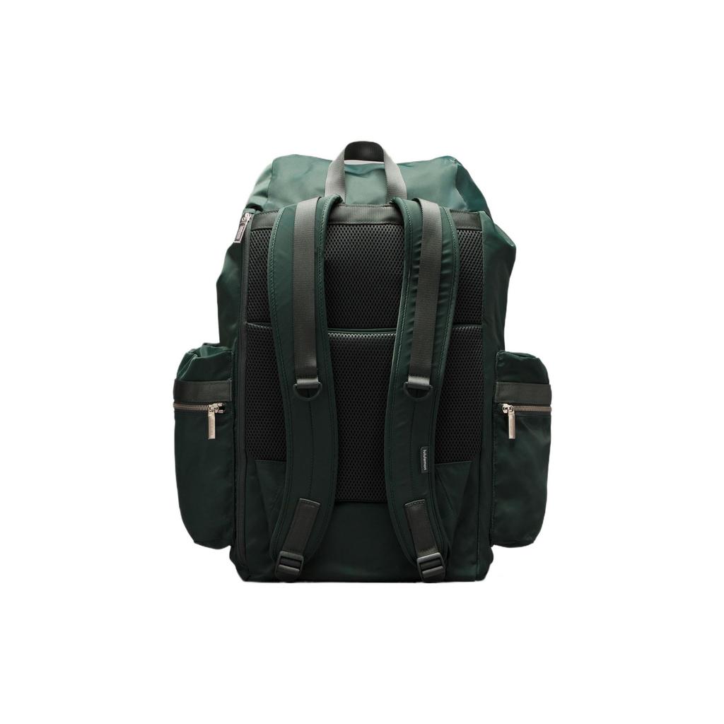 Lululemon 25L Wunderlust Multi-Functional Pocket Buckle Drawstring Closure Nylon Backpack Unisex Backpacks Deep-Jungle-Green LU9AS8S-DKFR
