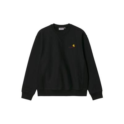 Amerikanisches Script Sweatshirt Schwarz Herren Streetwear I025475-89-XX