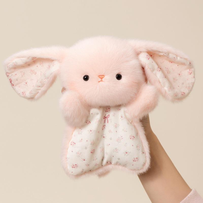 Raccoon Plush Toy Kawaii Fluffly Siamese Cat Soothing Bean Bag Cartoon Stuffed Fox Keychain Healing Pinch Decor Christmas Gift