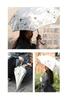 la UV Protection embroidered umbrella for fashion Perfect for A sophisticated Free Light [sawa á mode] 99.9%. Elegant, natural, frog-print all-weather