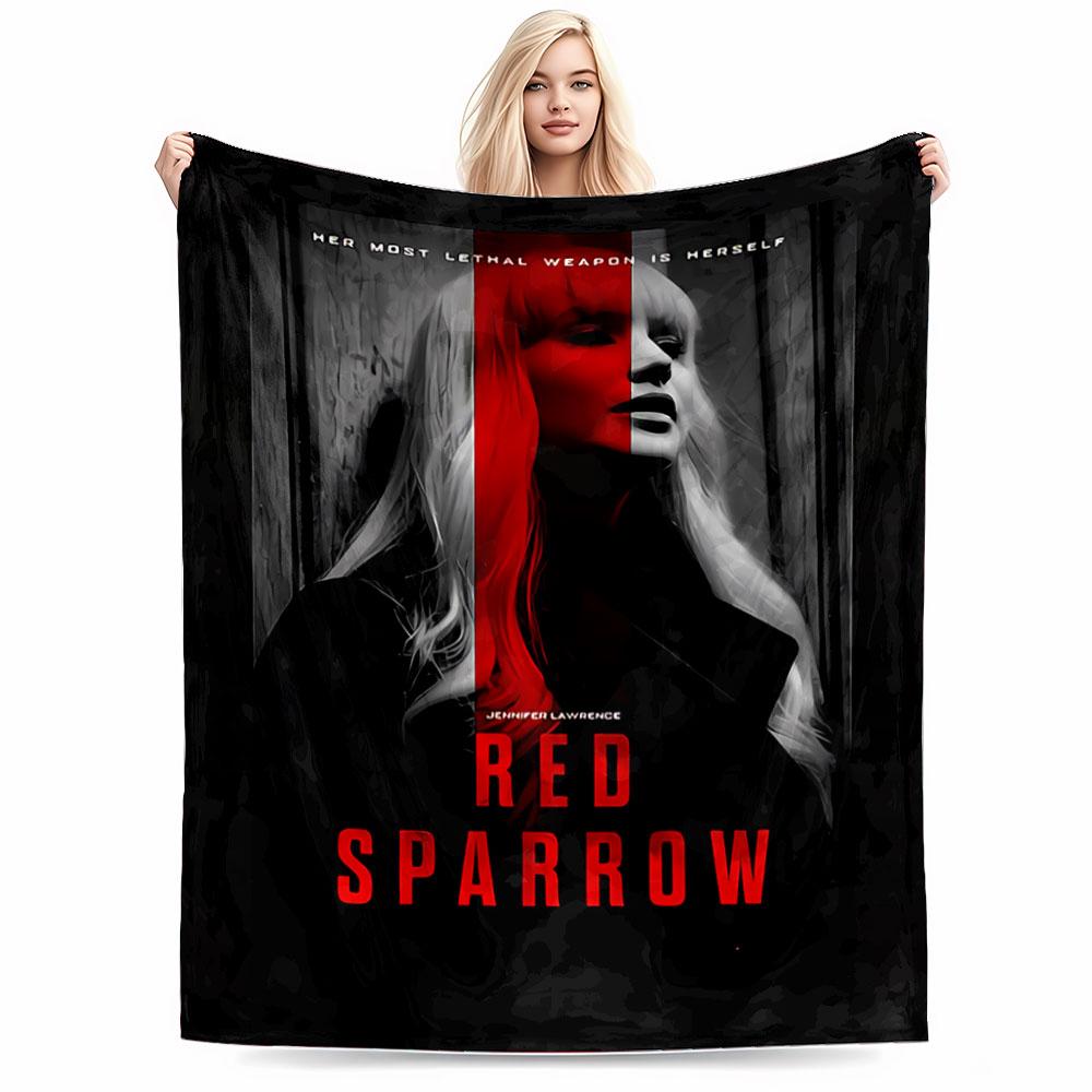 Red Sparrow Movie Blanket for All Seasons Blanket Lunch Break Throw Gift