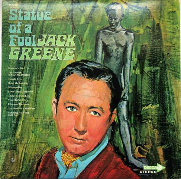 

LP Record JACK GREENE - Statue Of A Fool DL75124 Decca 1969 US Folk Used