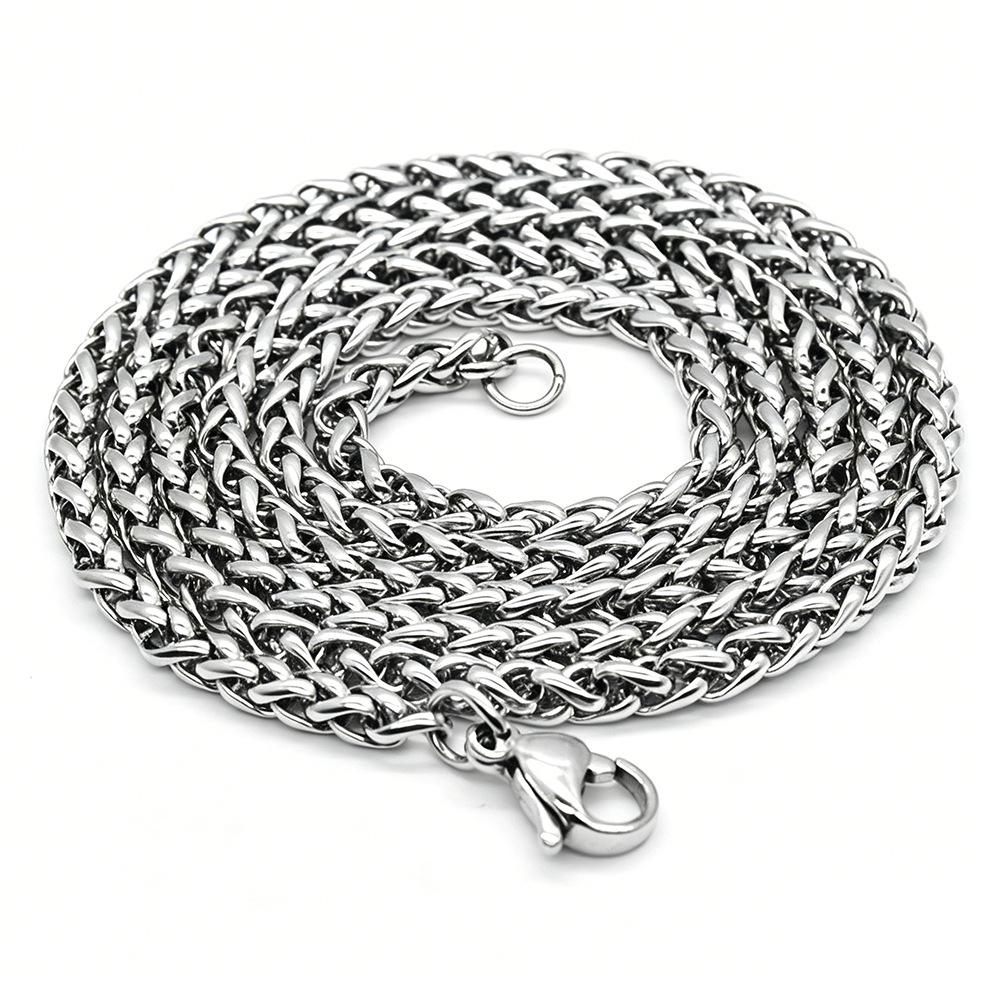 Trinket Accessories, Flower Basket Chain Accessories, Men's Keel Chain Simple Hip Hop Accessories Pendant Necklace Accessories