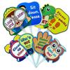 8pcs Teaching Aid Tool Yes No Paddle Sign Plastic Answer Response Paddles  Classroom Management