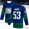 Men's New Vancouver Canucks Hockey Training Jersey - Breathable, Quick-Drying Long-Sleeved Shirt for Outdoor Activities Kids