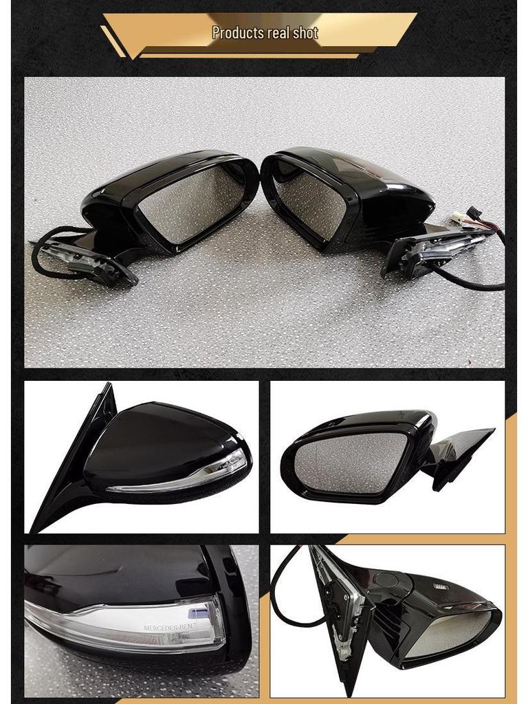 Mercedes-Benz S-Class W222 Rearview Mirror Assembly for S400, 450, 500, 600 - Left & Right Reflectors