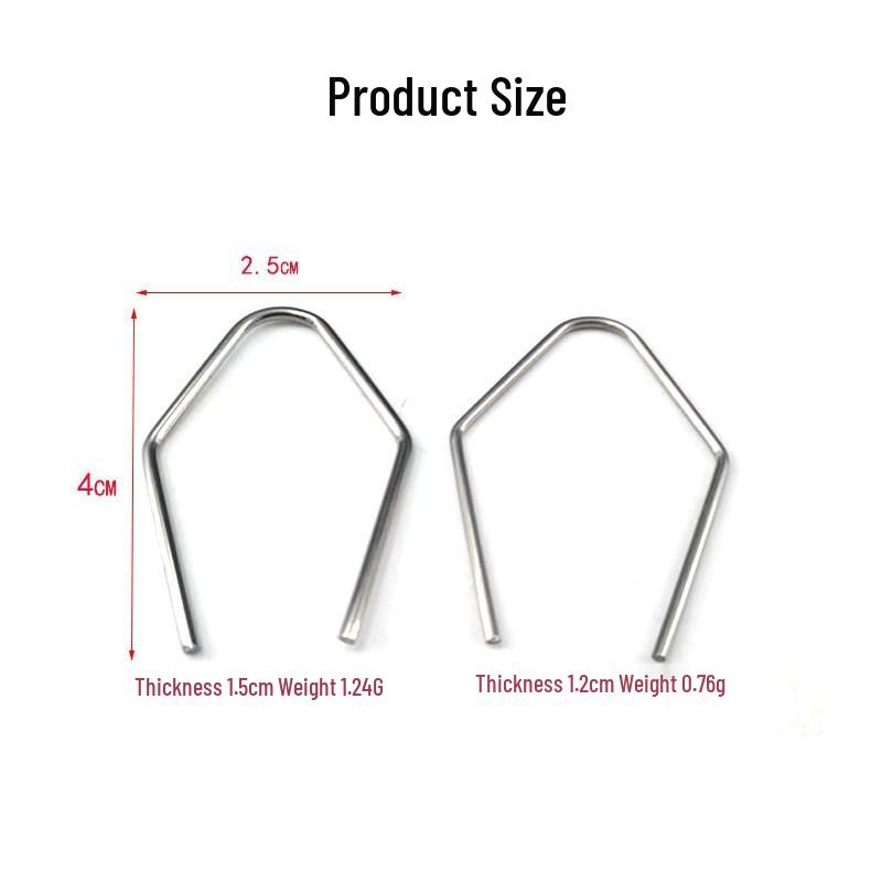 Eco-friendly Stainless Steel U-shaped Spring Wire Training Device.