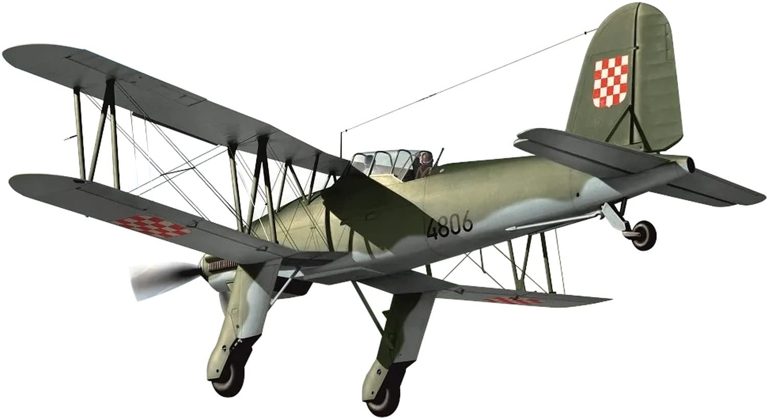 

AZmodel AZ модель Хорватский Физелер Fi167 пластиковая модель AZM7844 1/72