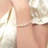 BONBEAU Pearl Initial Gold Beads Bracelet