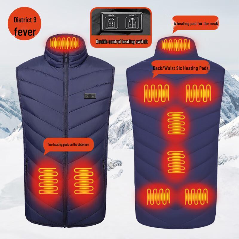 

Youcheng 9-Zone Dual Control Electric Heating Vest 2XL