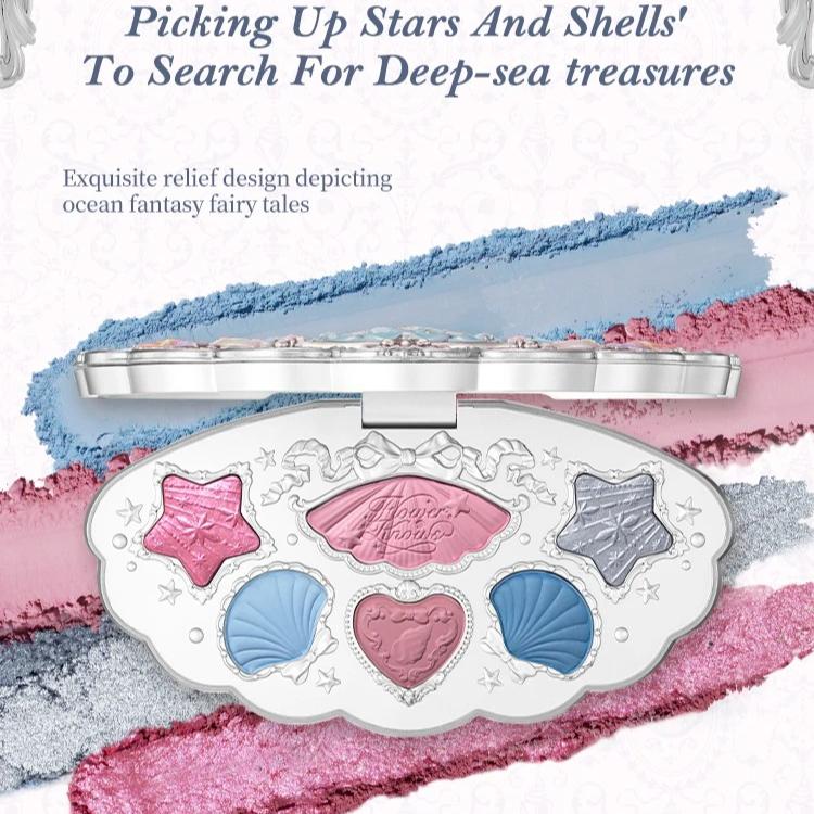 Flower Knows Shell's Jewel Collection 6-Color Makeup Palette