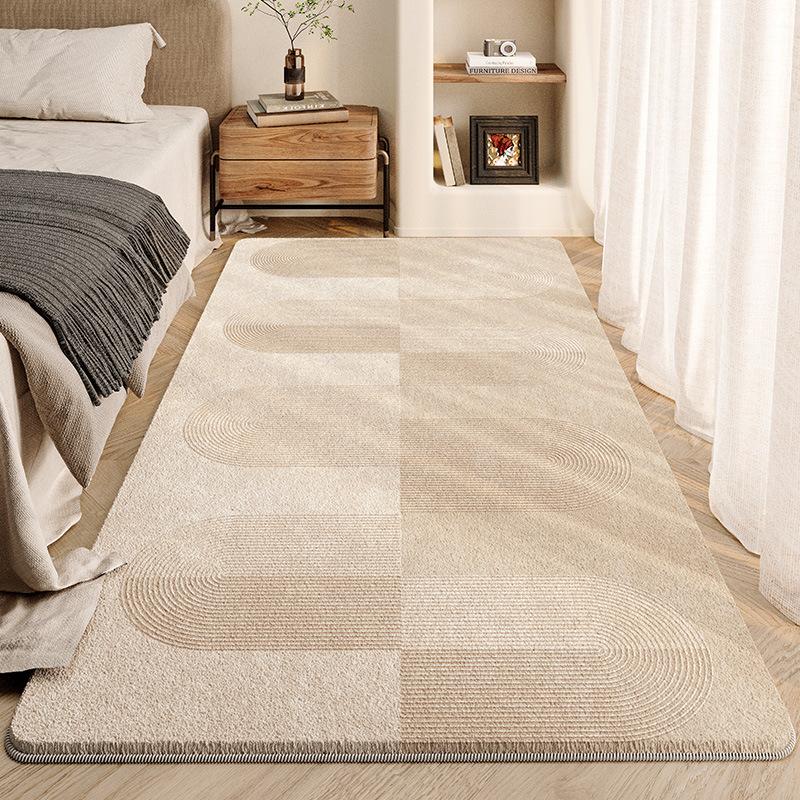 Household Imitation Cashmere Carpet Bedroom Bedside Cool Non-slip Floor Mat Bay Window Cushion Bedside Blanket