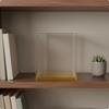Dustproof Display Case OnePiece Acrylic Transparent Collectible Holder Black
