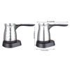 Large Capacity Electric Coffee Maker Pot Stainless Steels Turkish Styles Kettle Folding Handle And Safety Protective