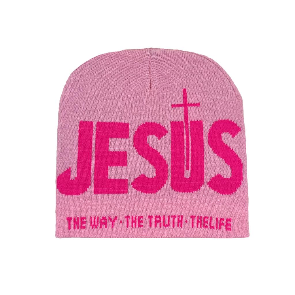 Letter Jacquard Cold-Weather Knit Hats For Men And Women, Women'S Autumn/Winter Warm Knit Hats