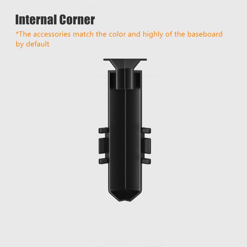 H60/80mm Thin LED Skirting Line Simple Aluminium Profile Floor Baseboard Strip Light Metal Wall Skirting Corner Linear Lamp