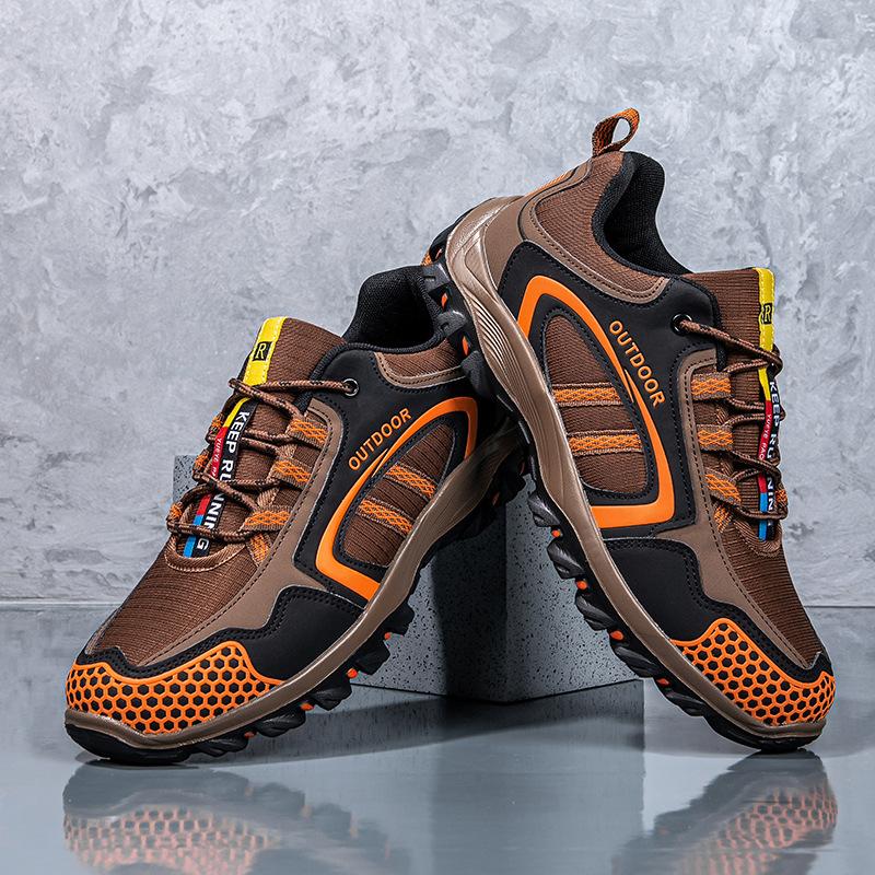 2026 spring and summer new outdoor hiking shoes men's shoes sports shoes waterproof, non-slip and wear-resistant professional climbing shoes