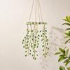 Cattura Sole Ramo di Salice Cristallo Finto Decorazione Esterna a Cascata di Perline Campanellino a Vento per Giardino Portico Patio Cortile Finestra