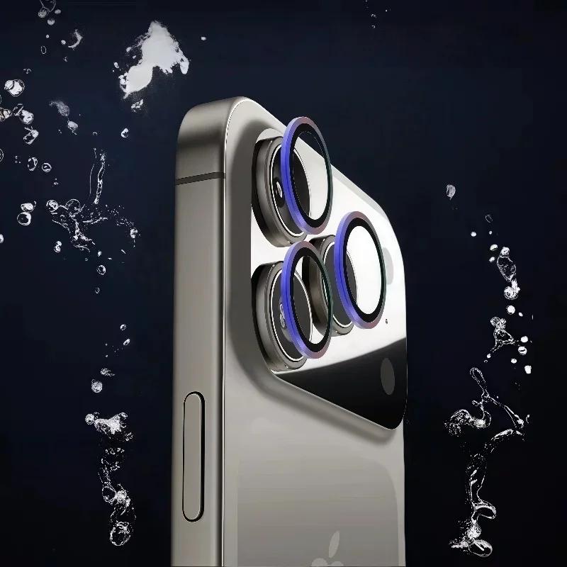 Kamera-Ring für iPhone 17 Air 17 Pro Max 15 16 Pro Max Rücklinsen-Displayschutz Objektivdeckel Glas auf iPhone17 17pro Max