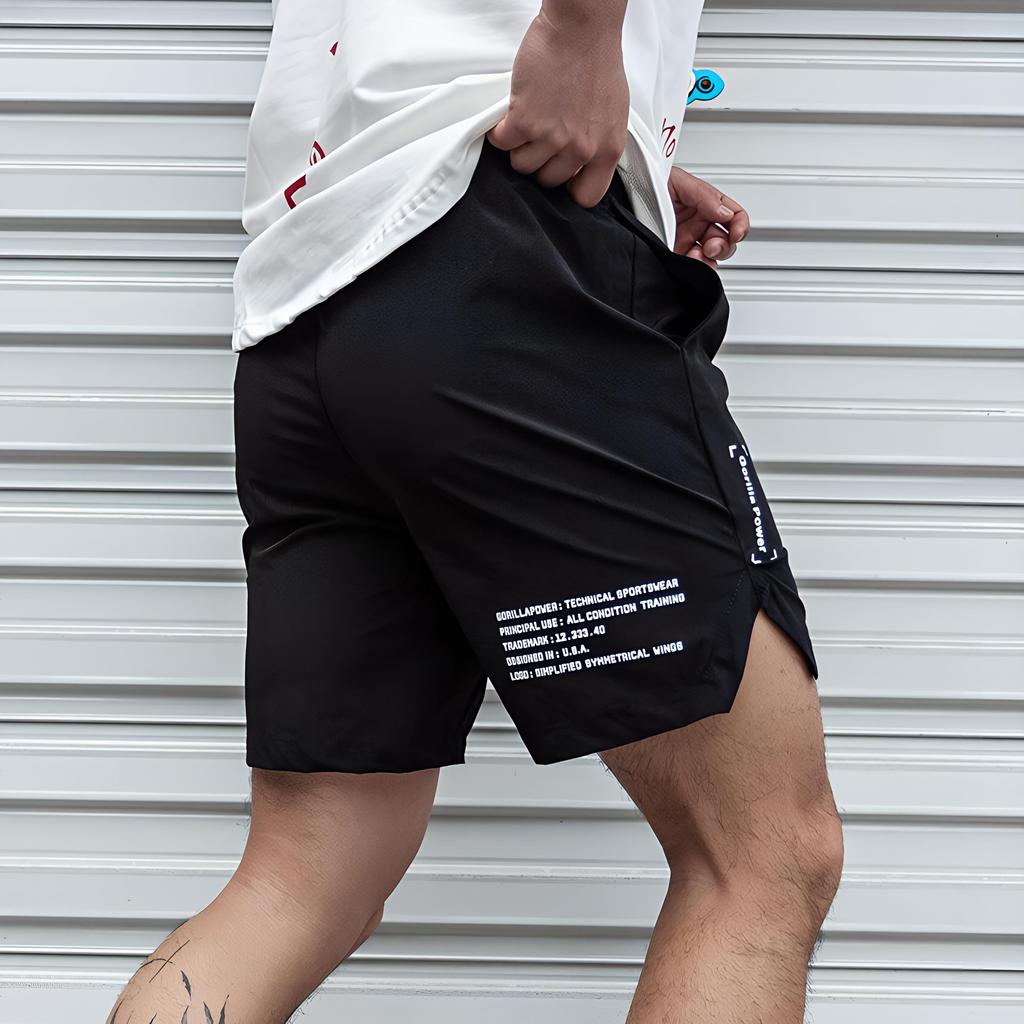 Men Shorts Light Weight Thin Short Pants Running Squat Fitness Shorts Men Gym Wear Quick-drying Drawstring Shorts