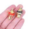 4/10Pcs 3.5Mm Av Plug Nickel Plated Female Socket Lotus Connector Chassis Panel Mount Adapter Audio Terminal Plug