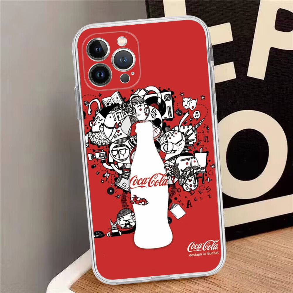 

C-Coca C-cola Vintage Logo For IPhone 17 16 16e 15 14 13 12 11 Pro Max Mini Plus Phone Case iPhone 16 plus