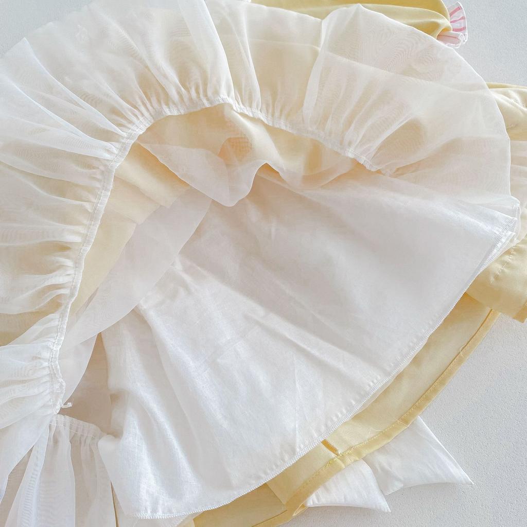 Girls Spring 2024 New Cartoon Lolita Princess Dress Children's Foreign Style Trouser Dress Dress